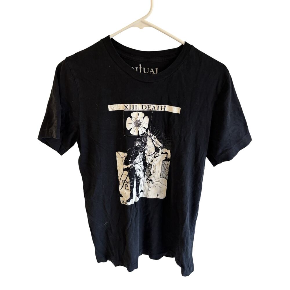 RITUAL XIII DEATH Graphic Tee Medium Black